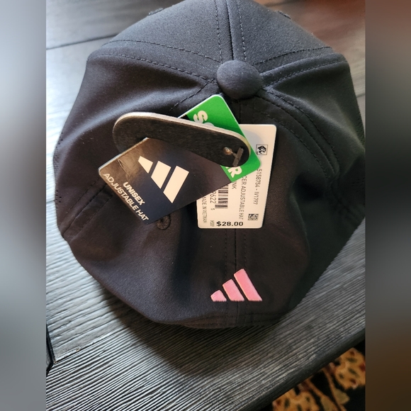 Adidas Black Cap with Pink Emblem - Picture 2 of 4